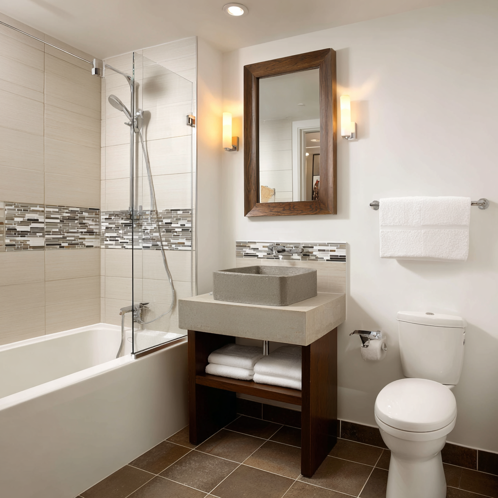 Luxury bathroom at HOPE Behavioral Health in Bakersfield, California